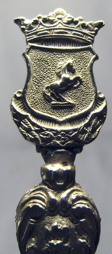 Italian Teaspoon Souvenir Rearing Horse Equestian Ferrari Symbol 13.5 cm - Picture 12 of 13