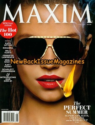 Maxim 6/14,Hot 100,June 2014,**BRAND NEW**,**RARE**