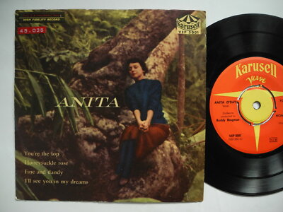 ANITA O'DAY You're The Top / Honeysuckle Rose + 2 EP 7