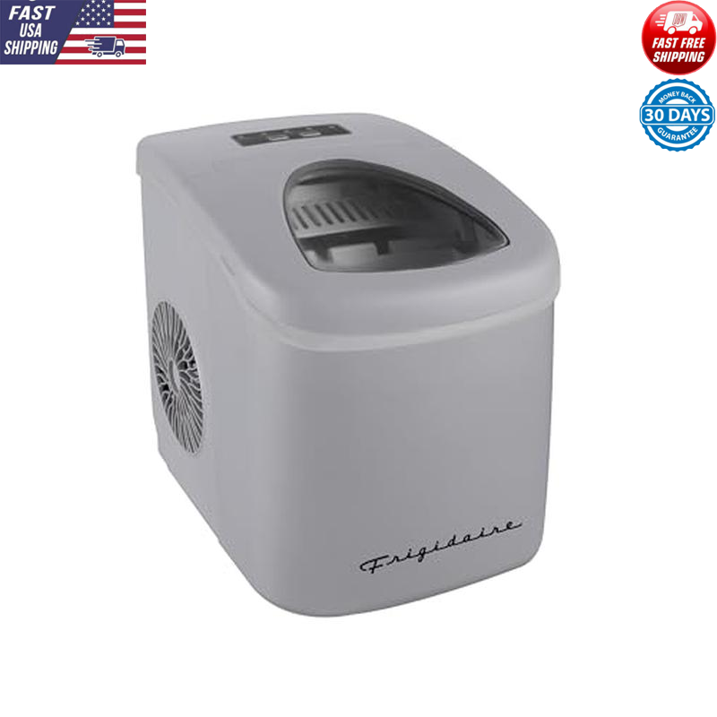 Countertop Ice Maker 26 Lbs Fast Production Transparent Window Sleek Design New