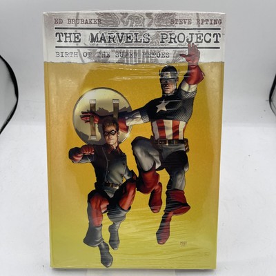 MARVELS PROJECT Birth of the Super-Heroes HC Hardcover Ed Brubaker SEALED NEW NM