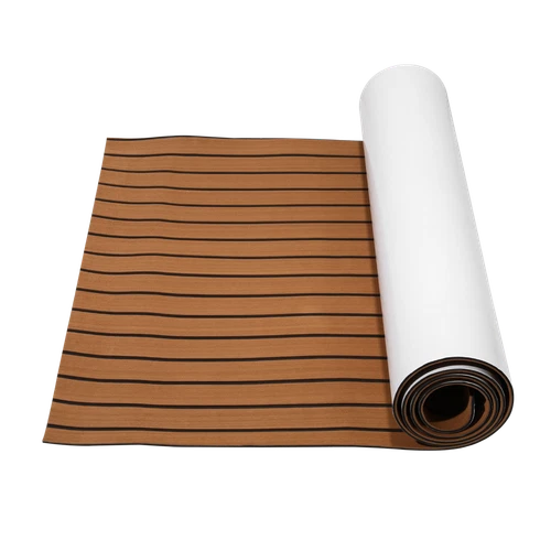 EVA Foam Mat Marine Carpet Yacht Boat Decking Teak Flooring Light Brown 240×90cm - Picture 16 of 22