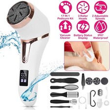 Professional Pedicure Kit Electric Foot Callus Remover with Vacuum Foot Grinder