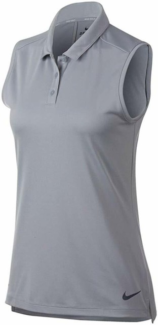 nike women's sleeveless polo shirts