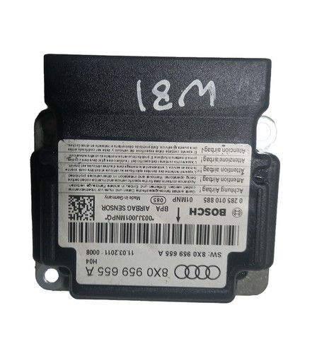 AUDI A1 SE TFSI 2013 RHD 1.2 BENZIN AIRBAG STEUERGERÄT ECU 8X0959655B. W81
