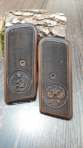 IMPUGNATURE ZIB Tokarev TT33 Impugnature corte fatte a mano in impugnature in legno Ars.07 - Foto 2 di 2