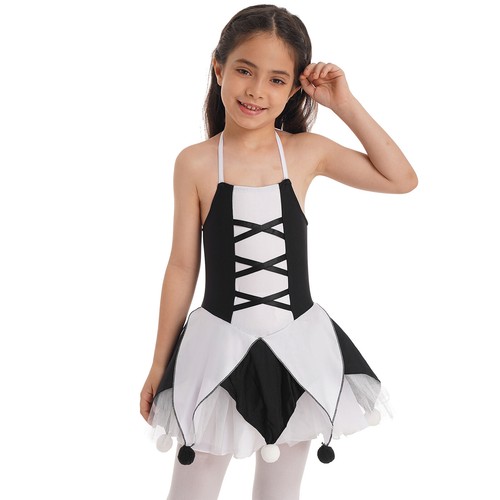 Niños Niñas Mascarada Vestido de Baile Cremallera Frontal Disfraz Extraterrestre Cuello Simulado Lentejuelas - Imagen 24 de 30