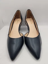 NEW Kenneth Cole Reaction Eltinn Wedge Navy Size 7.5 US