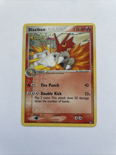 Blaziken 1/17 POP Series 1 Rare Holo Pokemon Card - Picture 1 of 2