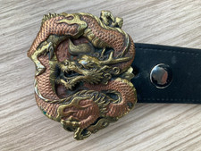 Vintage Bergamo Smok Klamra i pasek