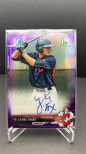 2017 BOWMAN #CPA-YCC YU-CHENG CHANG CHROME PROSPECT AUTO PURPLE /250