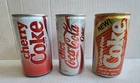 Vintage Can Lot Cherry Coke, NEW Coke, Diet Coke RARE!
