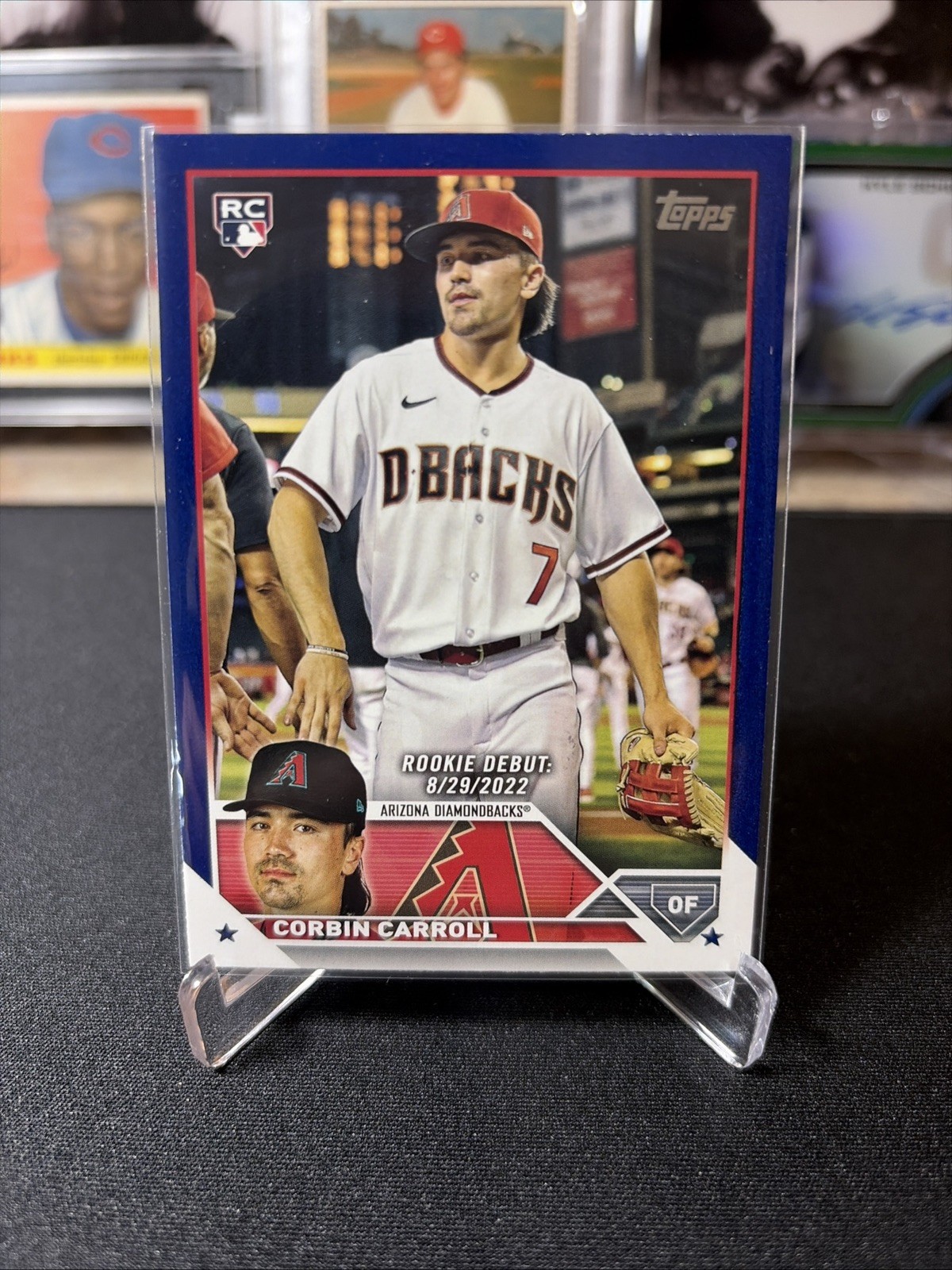 ⚾️ 2023 Topps Update Series Rookie Debut Corbin Carroll #US244 Royal Blue (RC)