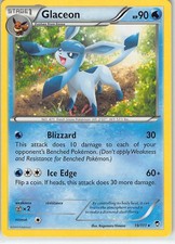 Glaceon 19/111 Rare Furious Fists Pokemon Lightly Played on eBay