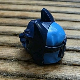 Ninjago Dark Blue LEGO Minifigure Headgear Mask Wolf Azure Eyes Teeth Part #4919