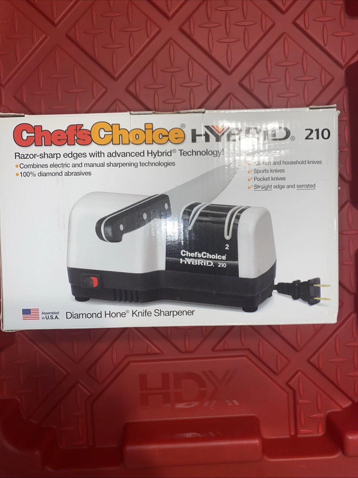⚡️Chef'sChoice Hybrid Diamond Hone Knife Sharpener Model 210