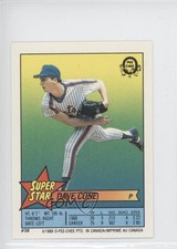 1989 Super Star Sticker Backs David Cone Damon Berryhill Kelly Gruber #58 0l1