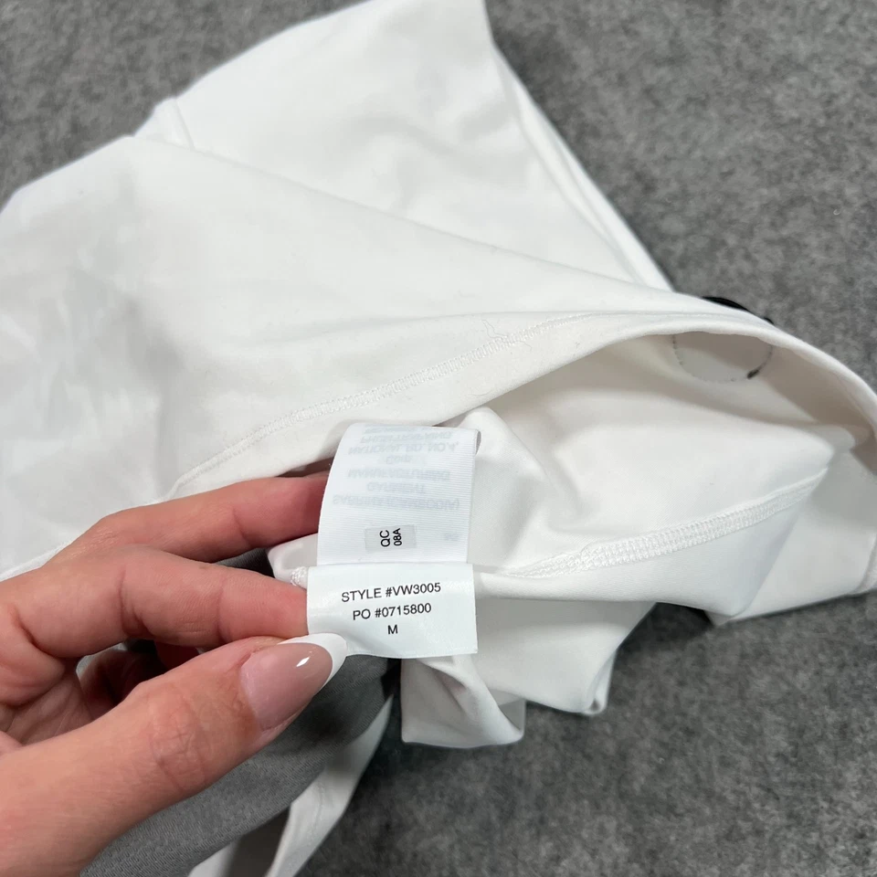 Vuori White Volley Activewear Lined Mini Skirt Tennis Skort Women's Size Medium - Image 3 of 4