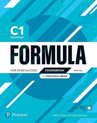 Formula C1 Advanced Coursebook with key & eBook by Pearson Education Book & Merc