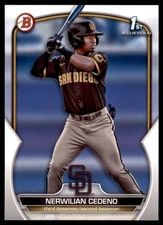 2023 Bowman Prospects #BP-81 Nerwilian Cedeno Padres 1st Bowman NM-MT I ID:47354