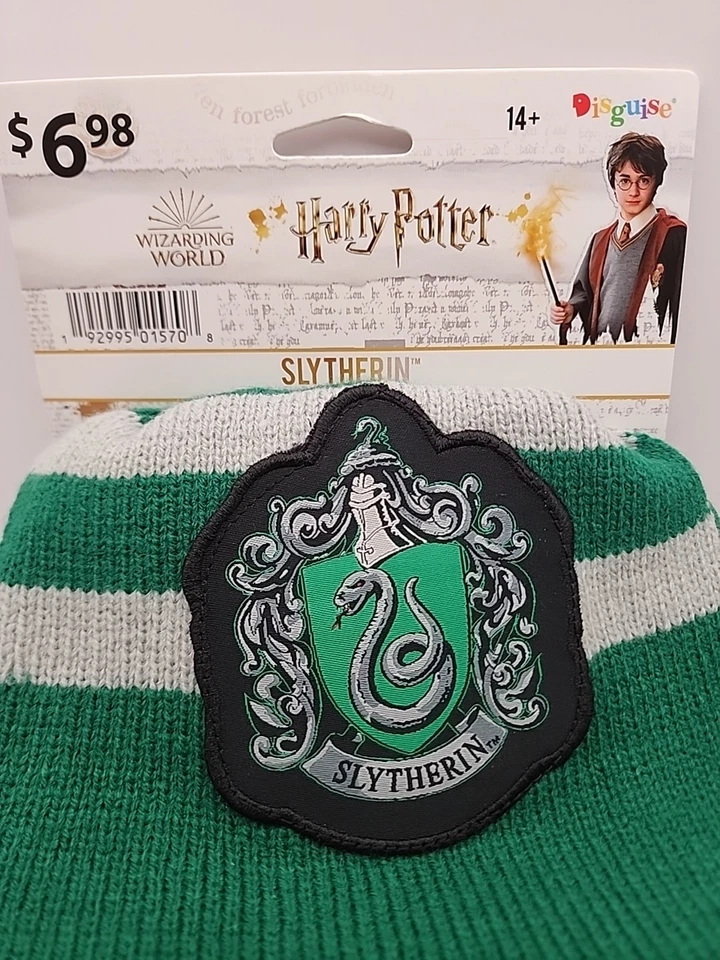 Disfraz Harry Potter Mundo Mágico Verde Slytherin Bufanda Disfraz Juegos con disfraces NUEVO Foto 2 de 4