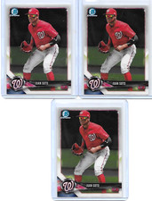 (3) CARD LOT 2018 BOWMAN CHROME PROSPECTS #BCP52 JUAN SOTO ROOKIE CARD RC