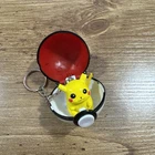 Pokeball Pokemon Pikachu Keychain Toy Vintage 1999 Collectible
