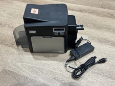 HID Fargo DTC4250e ID Card Printer w Power Supply Untested As Is Parts Repair
