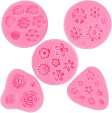 Flower Fondant Cake Molds, Daisy, Rose, Chrysanthemum and Small Flower Candy