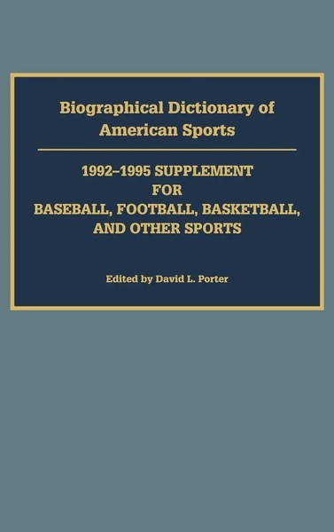 David L. Porter | Biographical Dictionary Of American Sports | Buch | Englisch-image