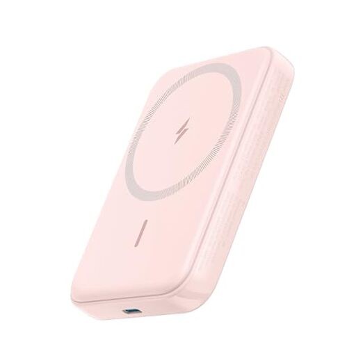 321 MagGo Battery PowerCore Magnetic 5K 5000mAh Wireless Pink Portable Charger