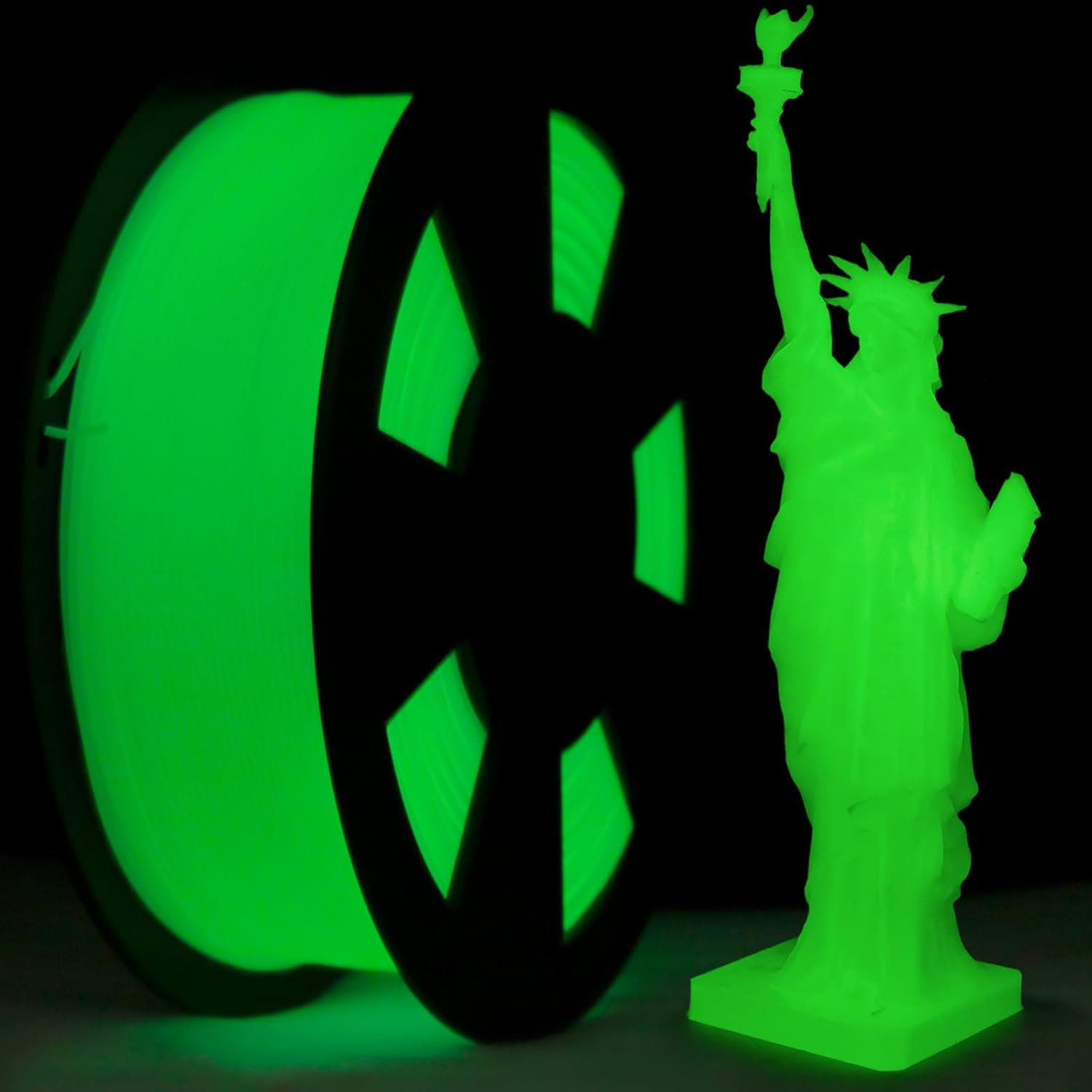 PLA Leuchtfilament 1,75 mm, 3D Drucker Filament PLA PRO 1,75 mm Glow in the Dark Co