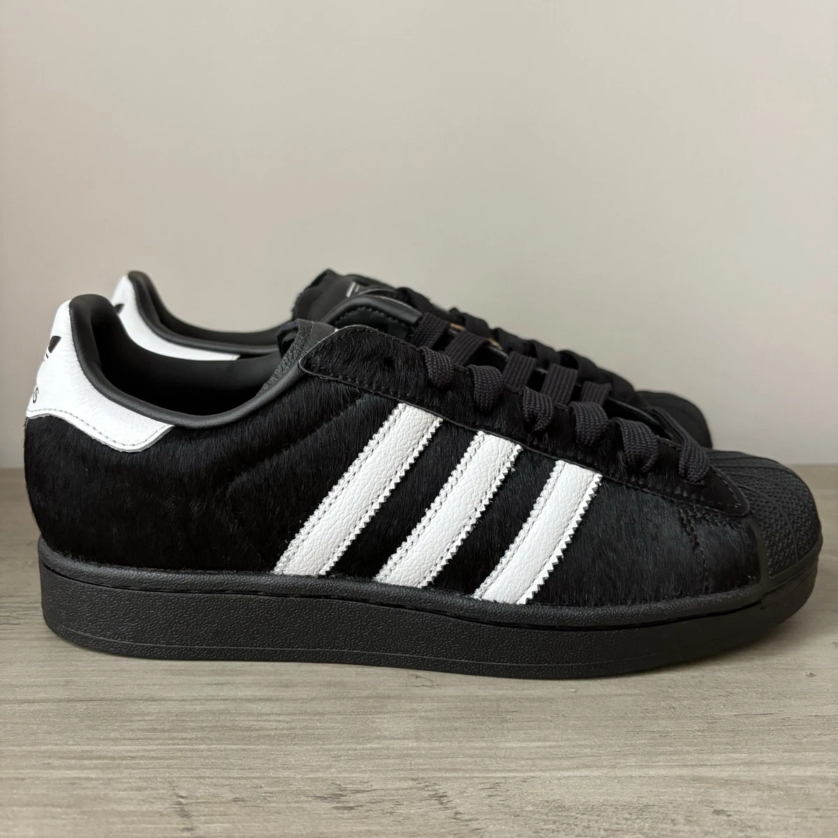 Adidas Superstar 2 Black Pony Hair W for sale | eBay