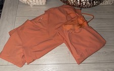Mandala Scrub Set Orange Top 3XL Pants 2XL Cargo Pants Medical Scrubs Orange   