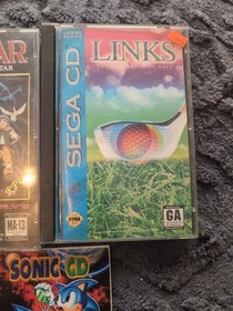 Sega CD Game Lot w/ Sonic CD, Lunar, Batman Returns, MegaRace, Manuals, Cases