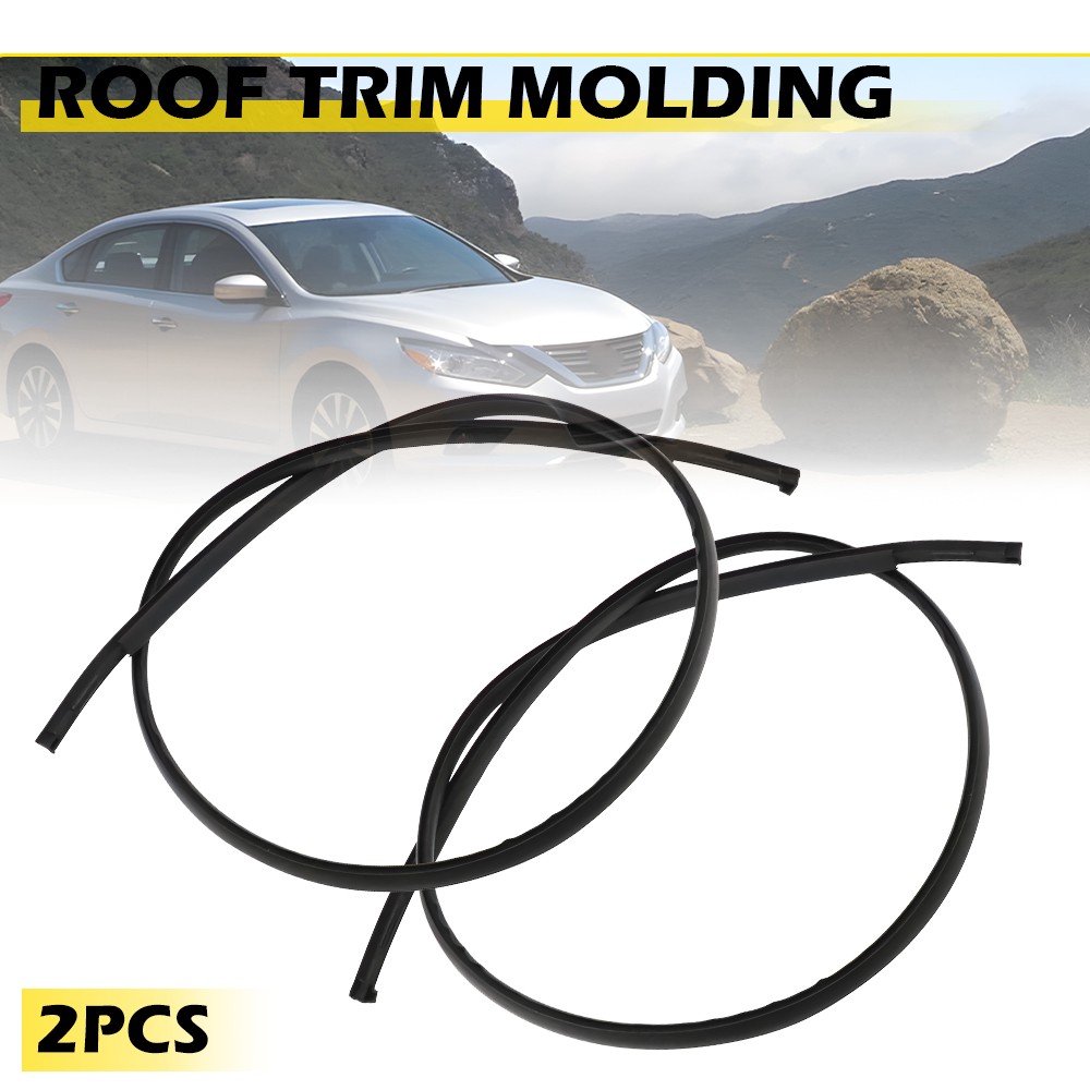 2Pcs For 2013-2018 Nissan Altima LH&H Roof Trim Molding Black Kit Left & Right M