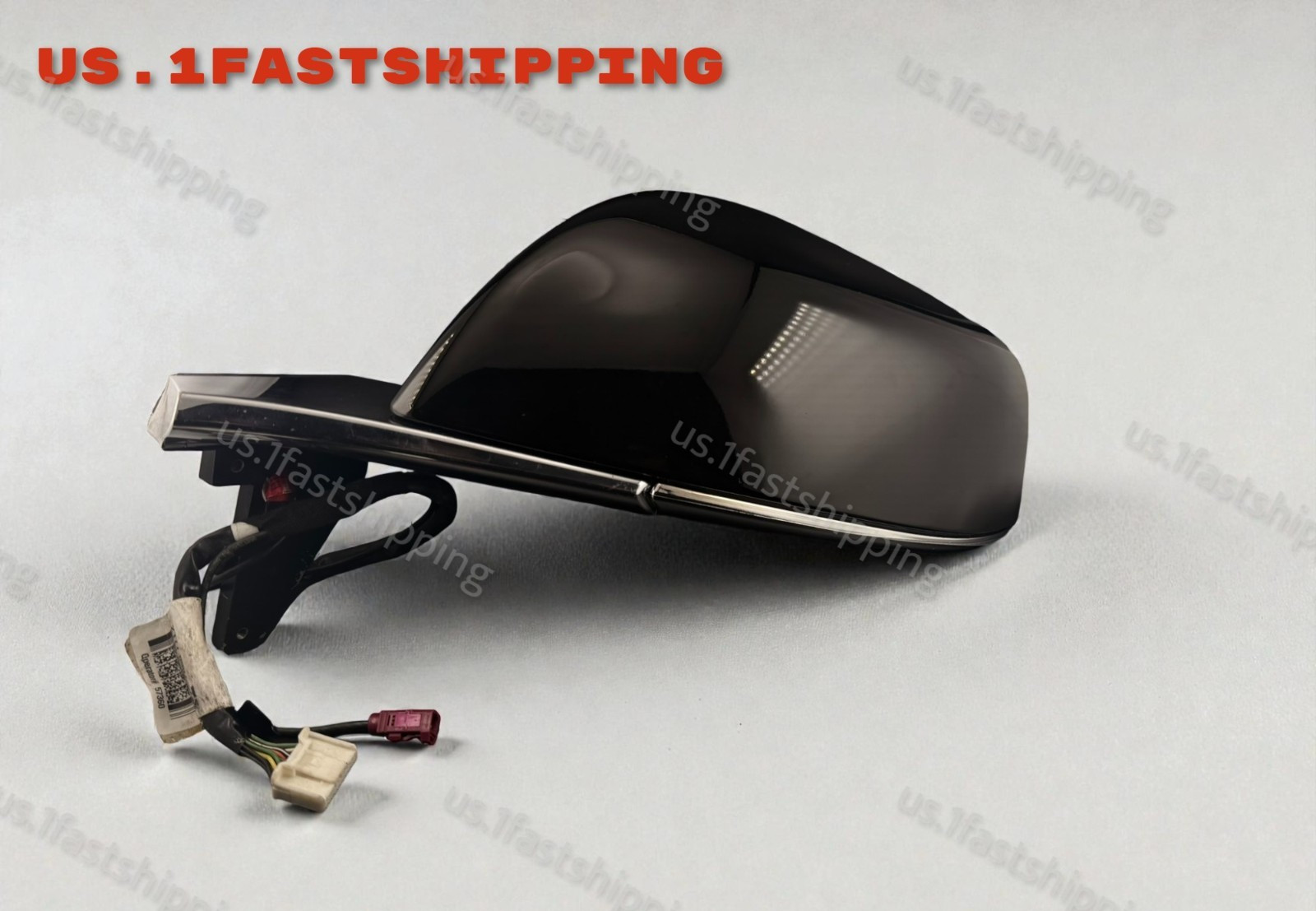 0261 OEM BLACK LEFT DRIVER SIDE MIRROR TESLA MODEL X 2016 2017 2018 2019 2020