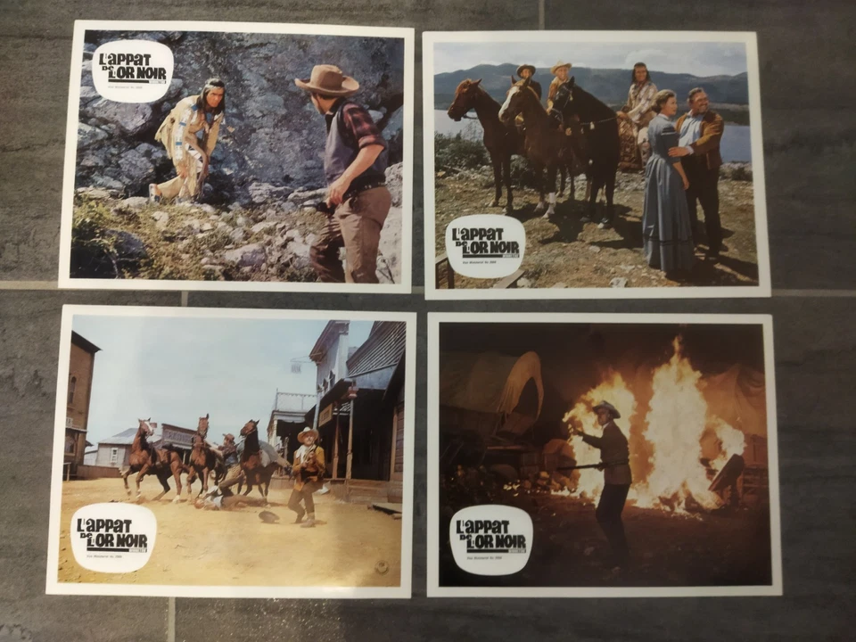 Winnetou Der Ölprinz 16 Aushangfotos aus Frankreich kompletter Satz - Bild 3 von 4
