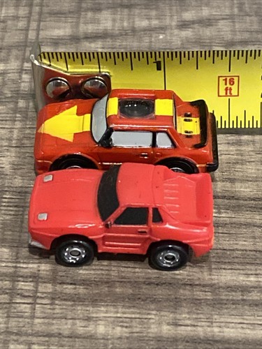 Vintage 1990 Galoob Micro Machines 1980's Toyota MR2 Red Private Eyes RARE & Red - Picture 9 of 9