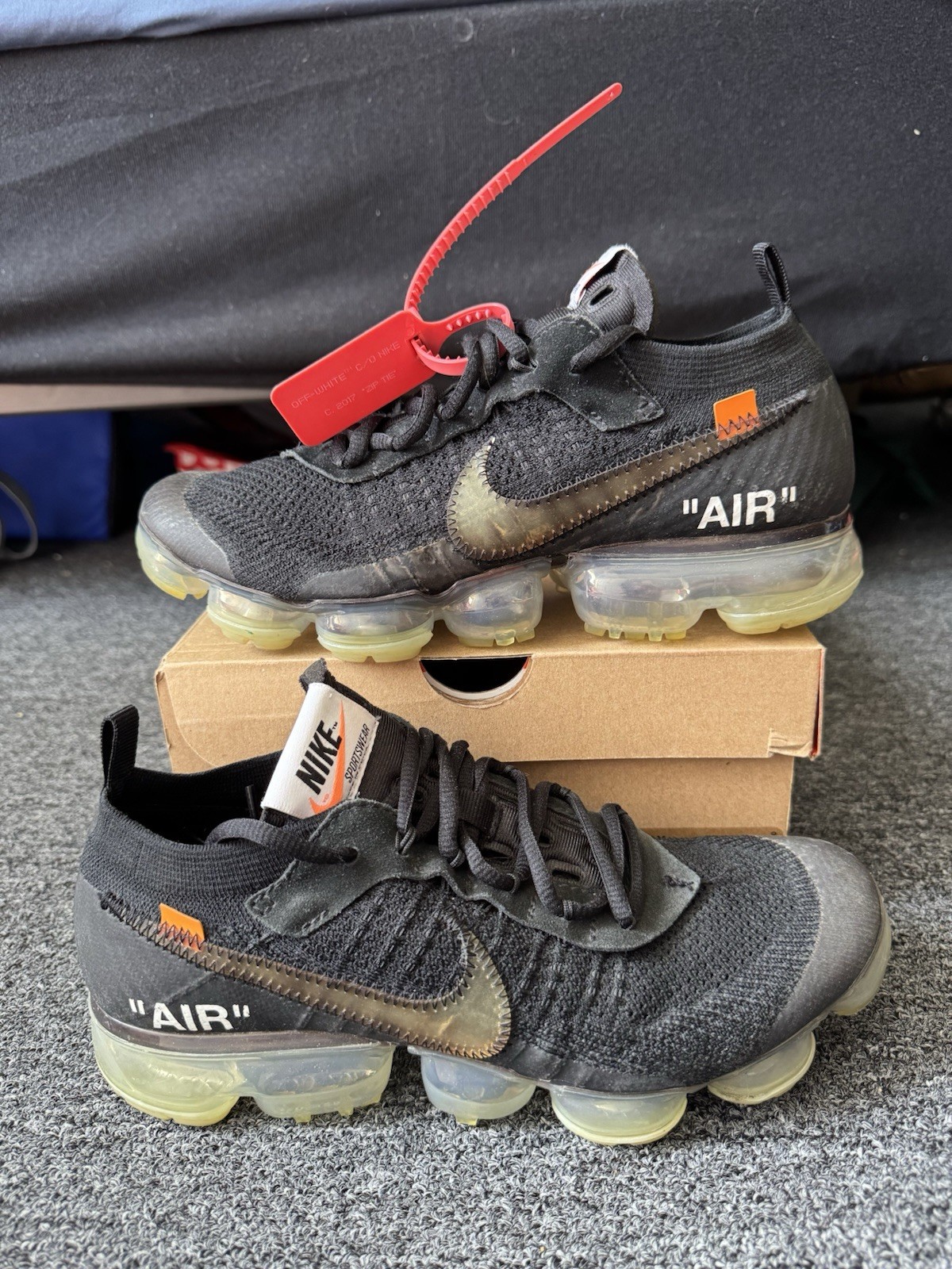 OFF WHITE X NIKE Taglia 8 5 Nike Off White x Air VaporMax parte 2