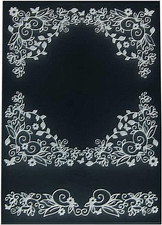 Plastic Embossing Folder 4-1/8''X5-13/16'' Vine Frame Pattern Paper Crafts Pla