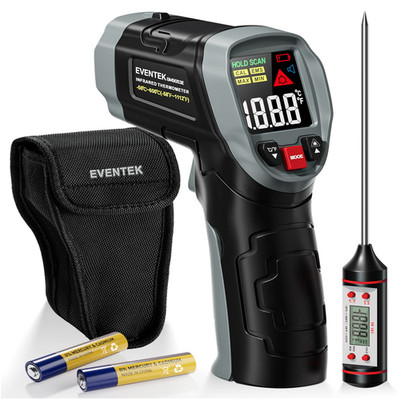 Eventek Infrarot Thermometer 3 in 1 -50 C 600 C Laser Mess