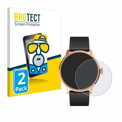 2x Schutzfolie Matt für Withings ScanWatch Light Displayschutz 
