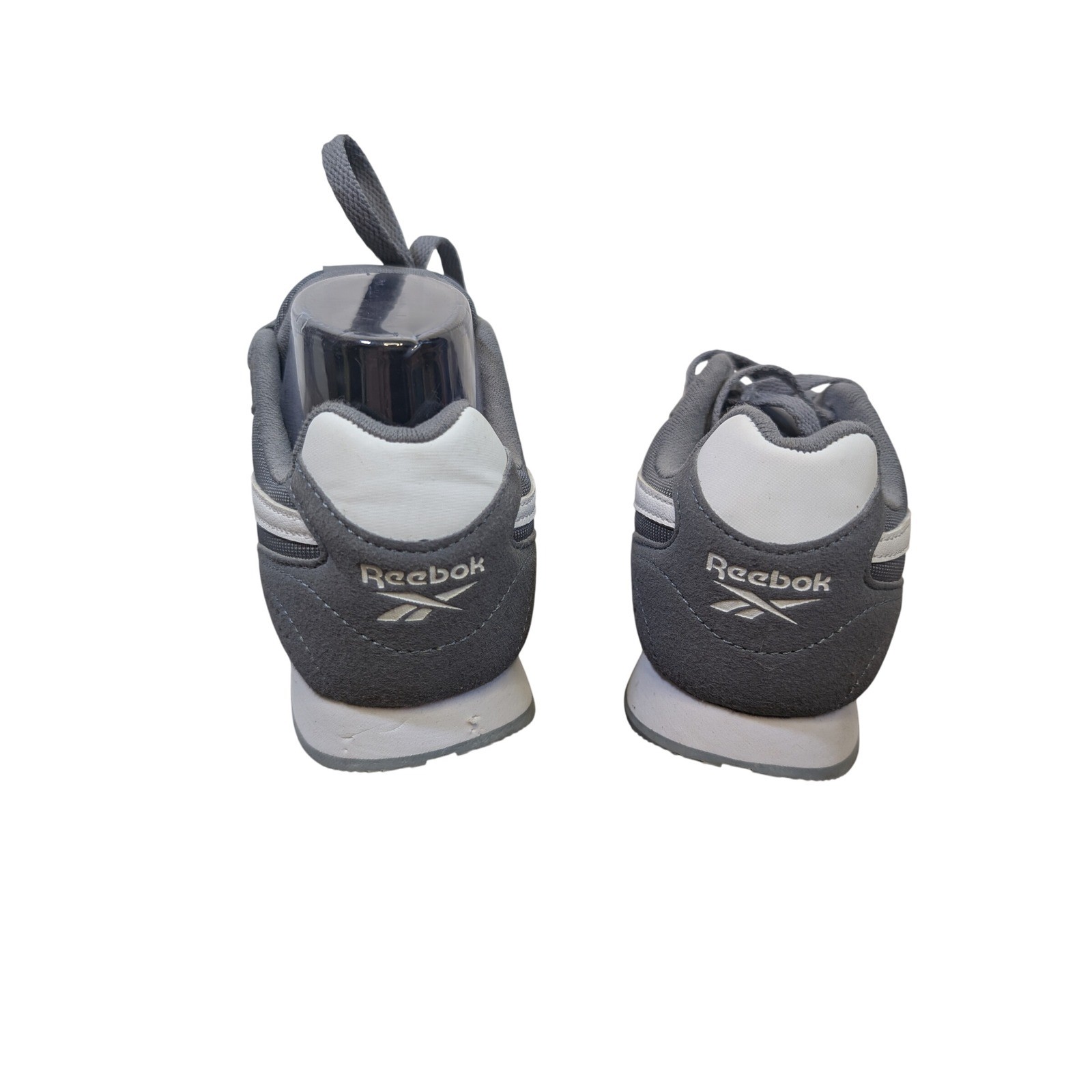 Reebok Kids Gray/White Classic Jogger Running Shoes Sneakers Size 4 Youth thumbnail 3