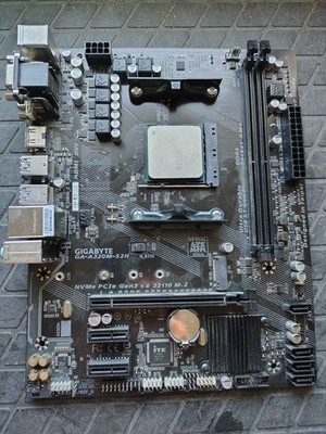 Gigabyte GA-A320M-S2H AM4 microATX Motherboard + Ryzen 5 3600 6-Core CPU