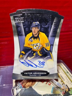 2015-16 Upper Deck Contours #129 Viktor Arvidsson Autograph RC /499