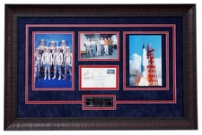 🚀 Mercury 7 Astronauts Signed Postmarked Envelope All 7 Autographs! 🚀