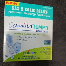 Boiron Camilia Tummy Gas, Bloat, Colic Relief 30 Liquid Doses Exp 5/27 FAST SHIP