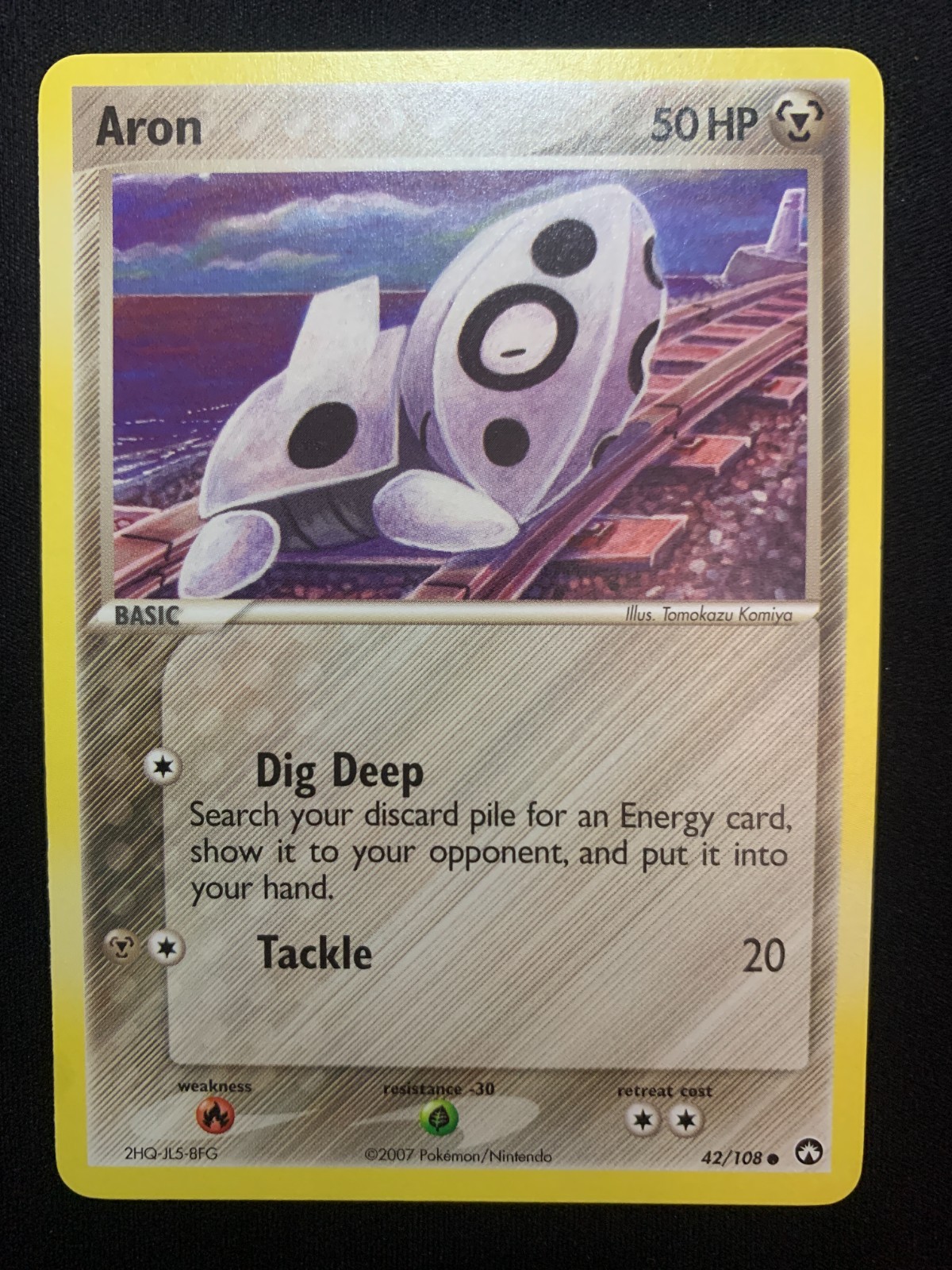 ARON - 42/108 - POWER KEEPERS - POKEMON CARD - LP