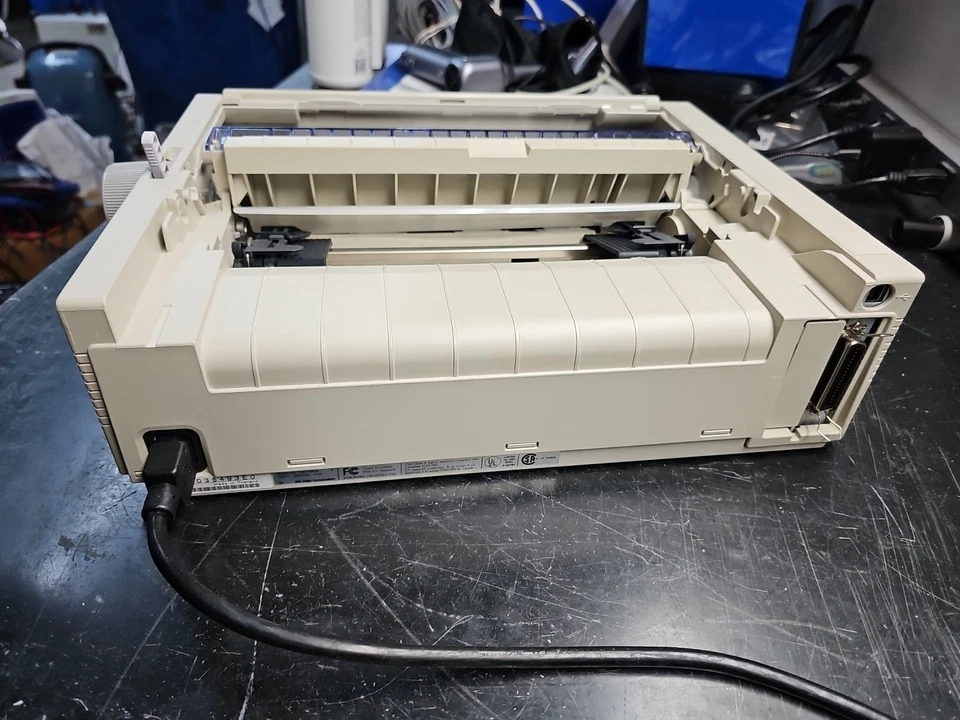 Oki MICROLINE 320 (62411601) Turbo 9 Pin Dot Matrix Printer & Ink - White - Image 4 of 4